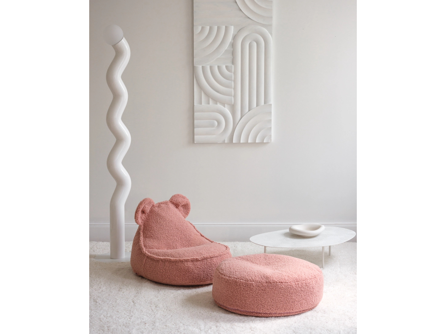 WigiWama ronde ottoman - Guava Pink - Afbeelding 2