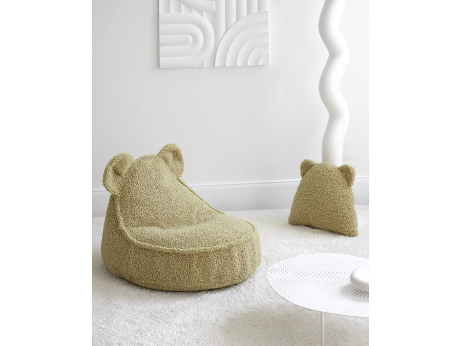 WigiWama bear beanbag - Matcha - Afbeelding 3