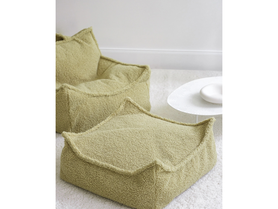 WigiWama square ottoman - Matcha - Afbeelding 2