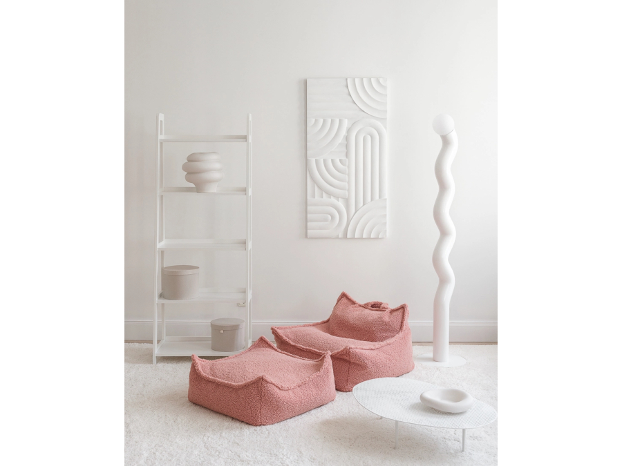 WigiWama square ottoman - Guava Pink - Afbeelding 2