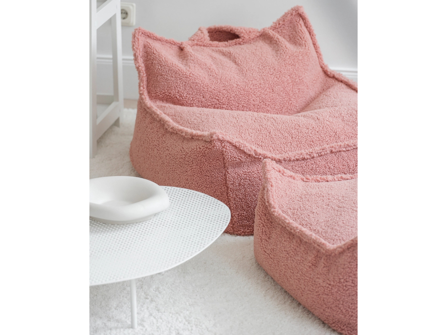 WigiWama square ottoman - Guava Pink - Afbeelding 3
