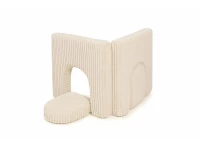 Shappy Pure Bogen - Ribstof Wafel - Cream Beige