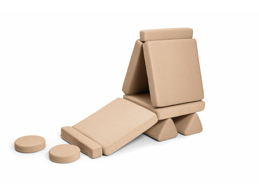 Shappy Original Speelbank Mini - Ultra plush - Camel - Afbeelding 3