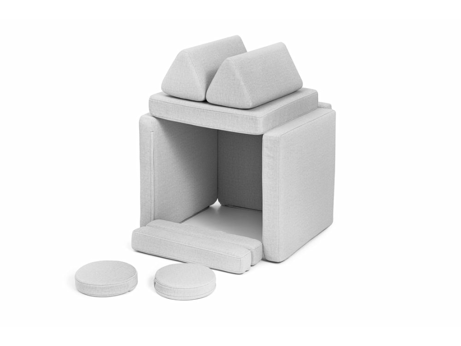 Shappy Original Speelbank Mini - Ultra plush - Light Grey - Afbeelding 7