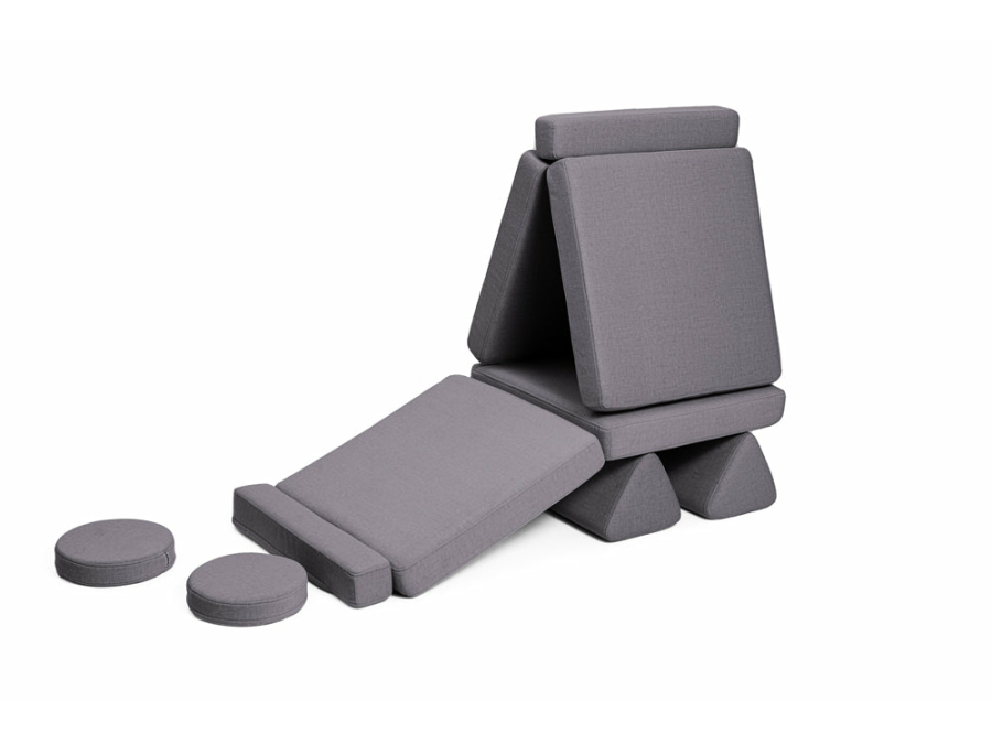 Shappy Original Speelbank Mini - Ultra plush - Dark Grey - Afbeelding 3