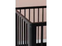 Karl & Fric Nox ledikant 60x120 - Black Satin - Afbeelding 5