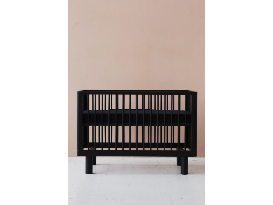 Karl & Fric Nox ledikant 60x120 - Black Satin - Afbeelding 7