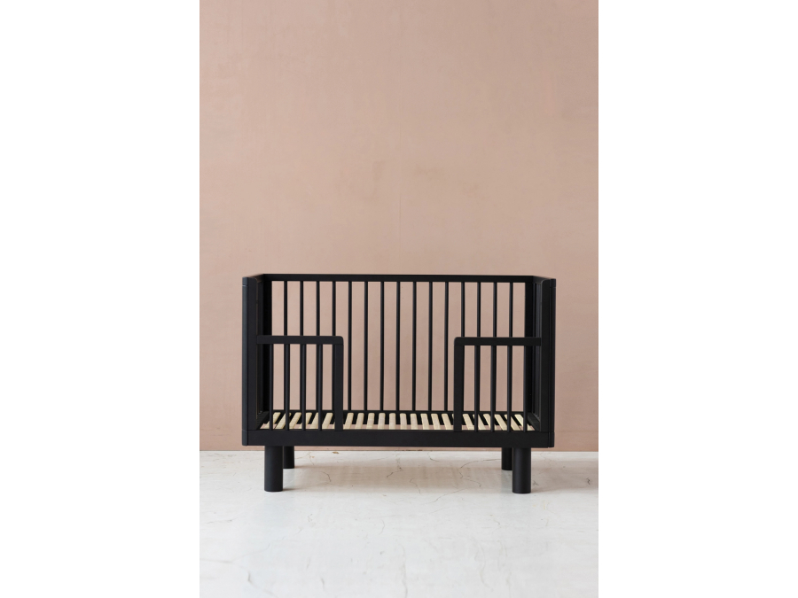 Karl & Fric Nox ledikant 60x120 - Black Satin - Afbeelding 8