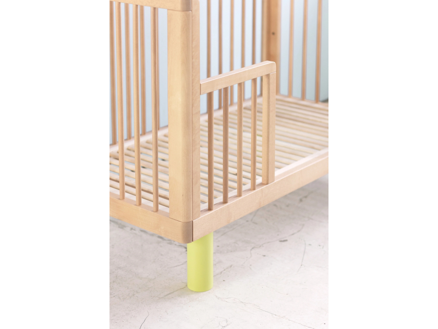 Karl & Fric Nox ledikant 60x120 - Naturel  / Geel - Afbeelding 3