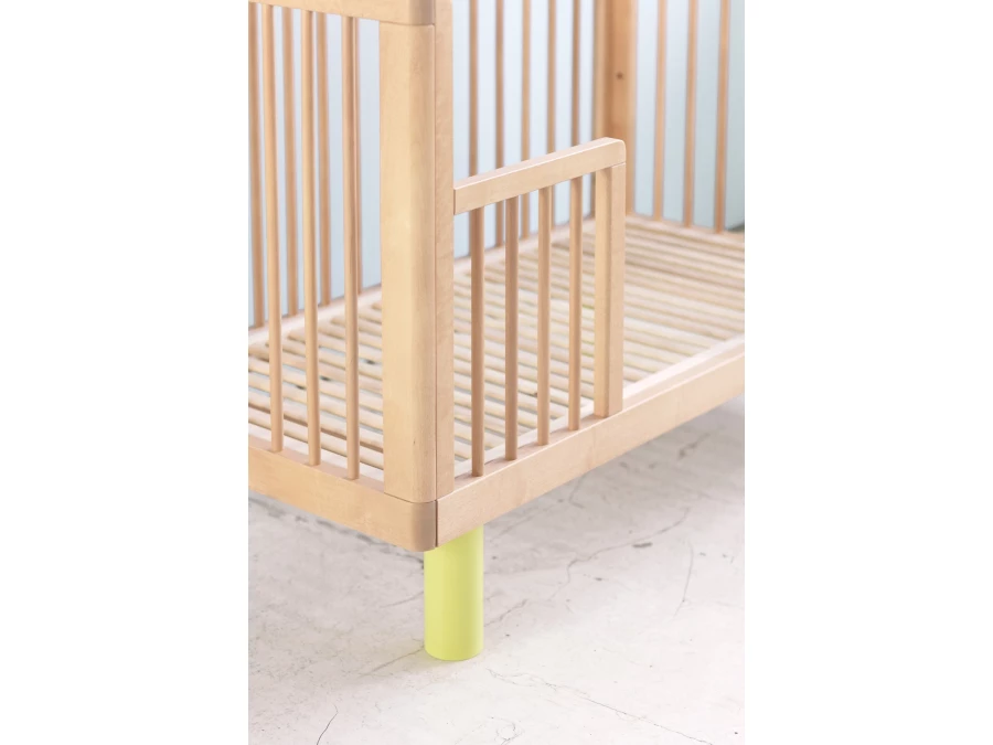 Karl & Fric Nox ledikant 60x120 - Naturel  / Geel - Afbeelding 3