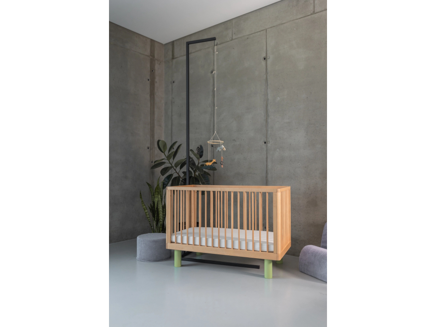 Karl & Fric Nox ledikant 60x120 - Naturel / Groen - Afbeelding 2