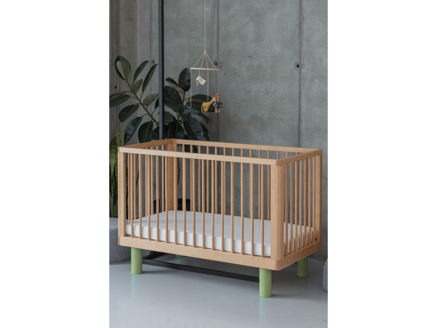 Karl & Fric Nox ledikant 60x120 - Naturel / Groen - Afbeelding 3