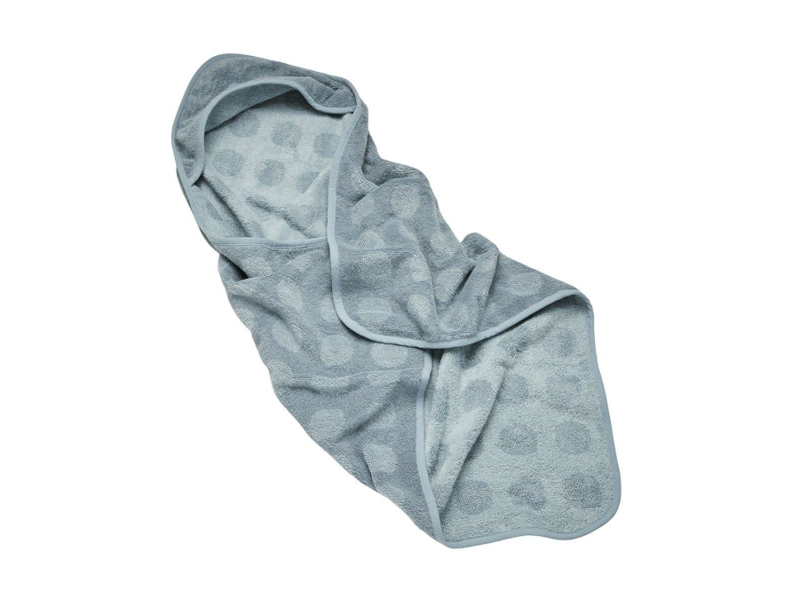 Leander hoodie badcape blueberry
