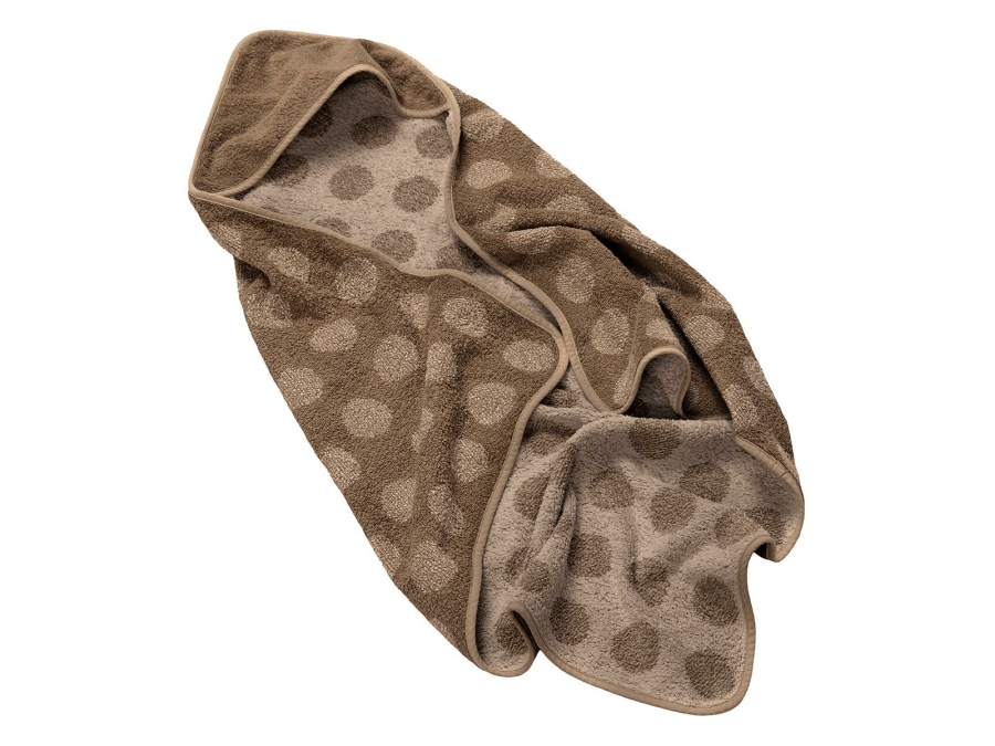 Leander hoodie badcape mocca