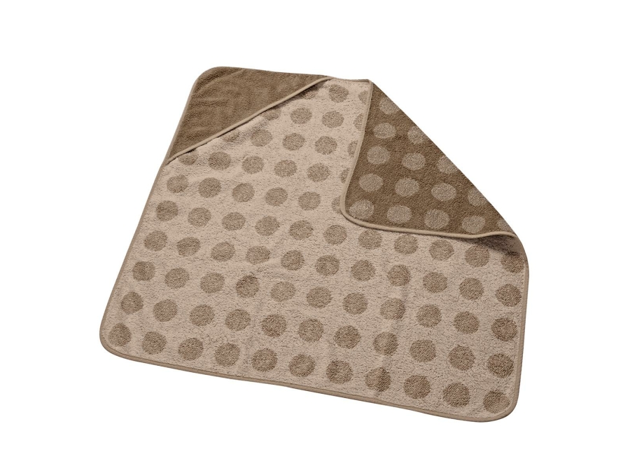 Leander hoodie badcape mocca - Afbeelding 2