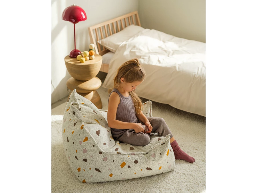 WigiWama Terrazzo beanbag chair - Marble - Afbeelding 8