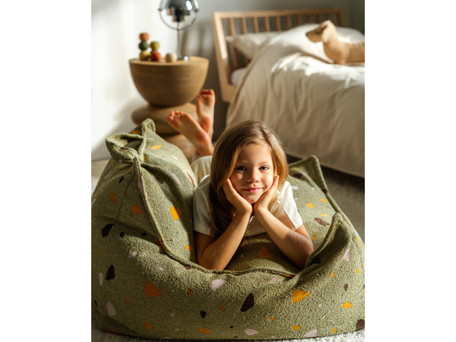 WigiWama Terrazzo beanbag chair - Moss - Afbeelding 10