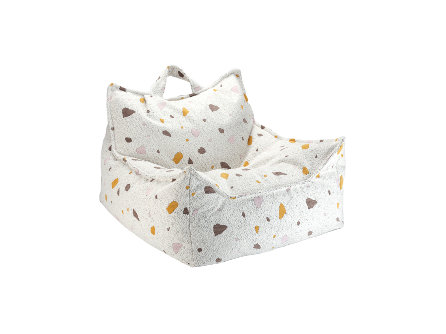 WigiWama Terrazzo beanbag chair - Marble