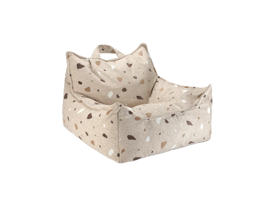 WigiWama Terrazzo beanbag chair - Sand