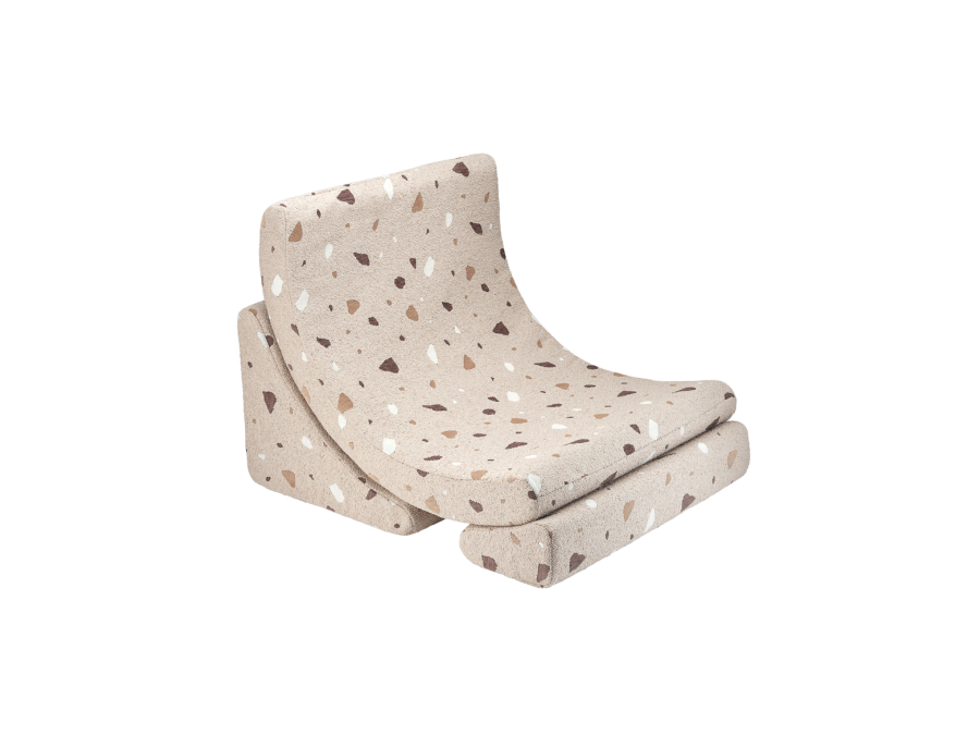 WigiWama Terrazzo moon chair - Sand