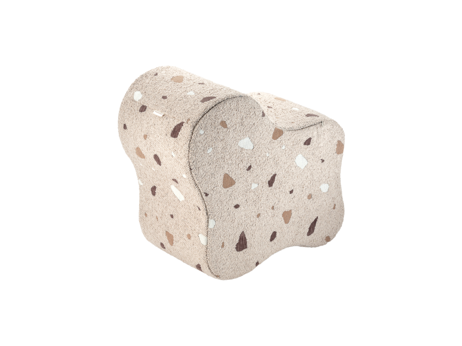 WigiWama Terrazzo cloud poef - Sand - Afbeelding 2