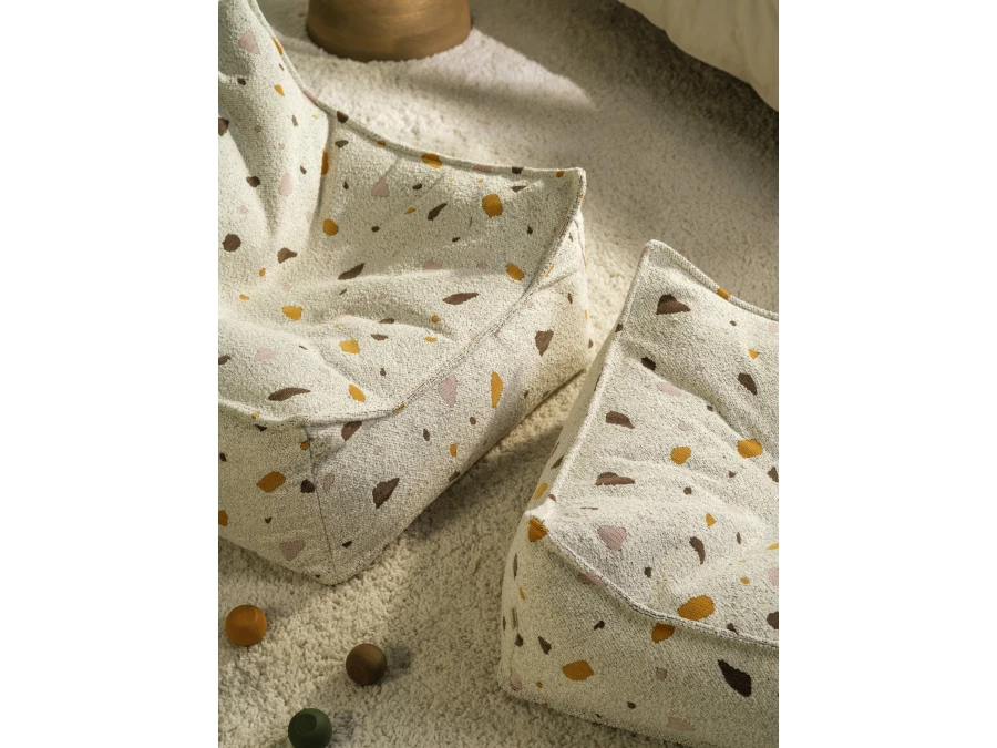 WigiWama Terrazzo beanbag chair - Marble - Afbeelding 5
