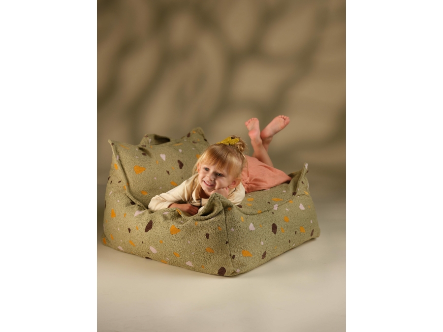 WigiWama Terrazzo beanbag chair - Moss - Afbeelding 11