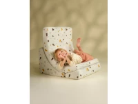 WigiWama Terrazzo moon chair - Marble - Afbeelding 4