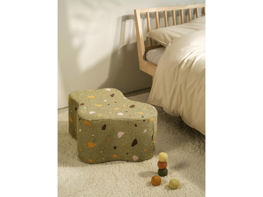 WigiWama Terrazzo cloud poef - Moss - Afbeelding 3
