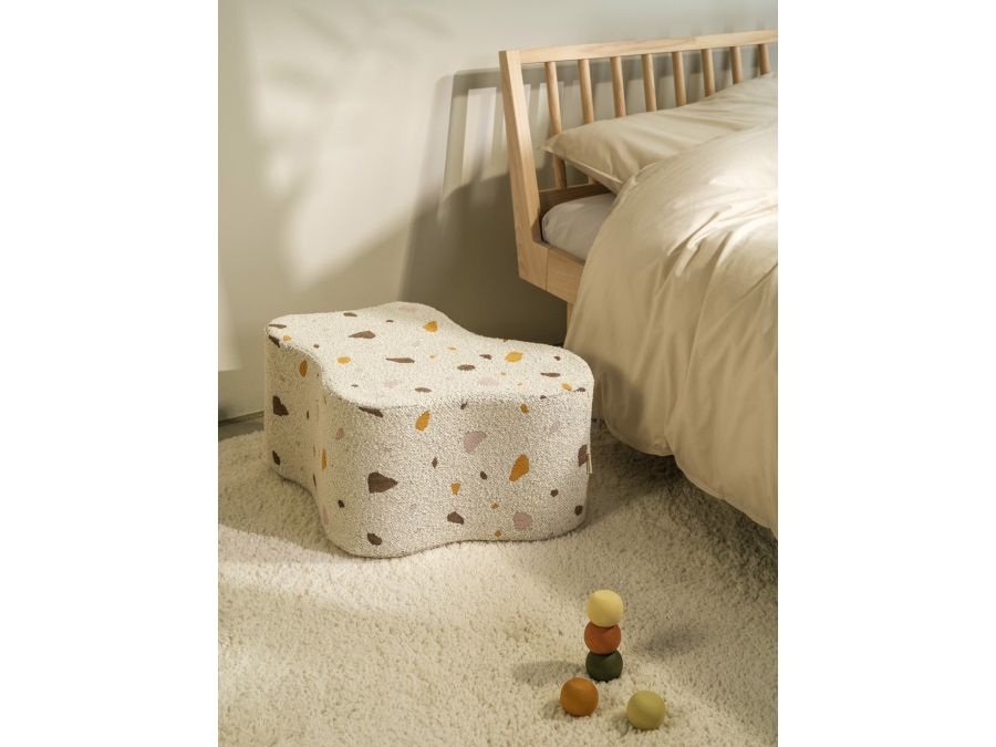 WigiWama Terrazzo cloud poef - Marble - Afbeelding 3