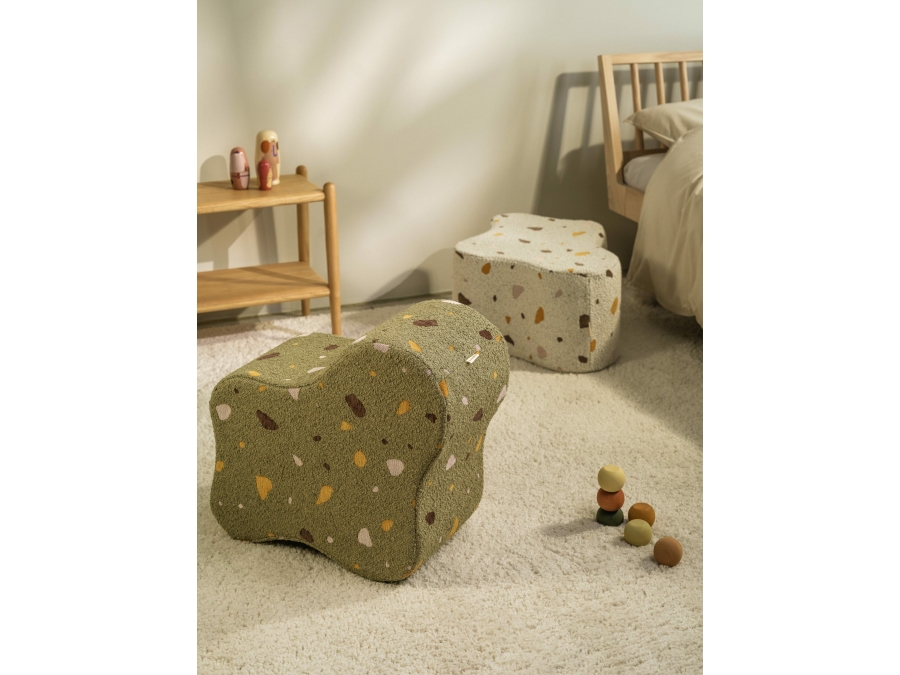 WigiWama Terrazzo cloud poef - Marble - Afbeelding 5