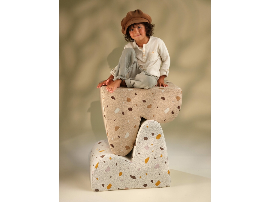 WigiWama Terrazzo cloud chair - Sand - Afbeelding 7