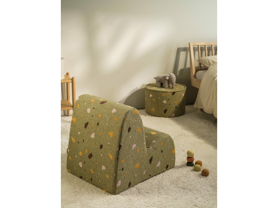 WigiWama Terrazzo cloud chair - Moss - Afbeelding 4