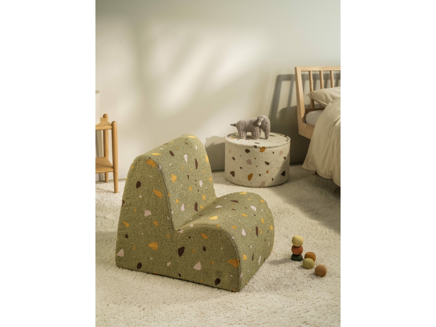 WigiWama Terrazzo poef - Marble - Afbeelding 5