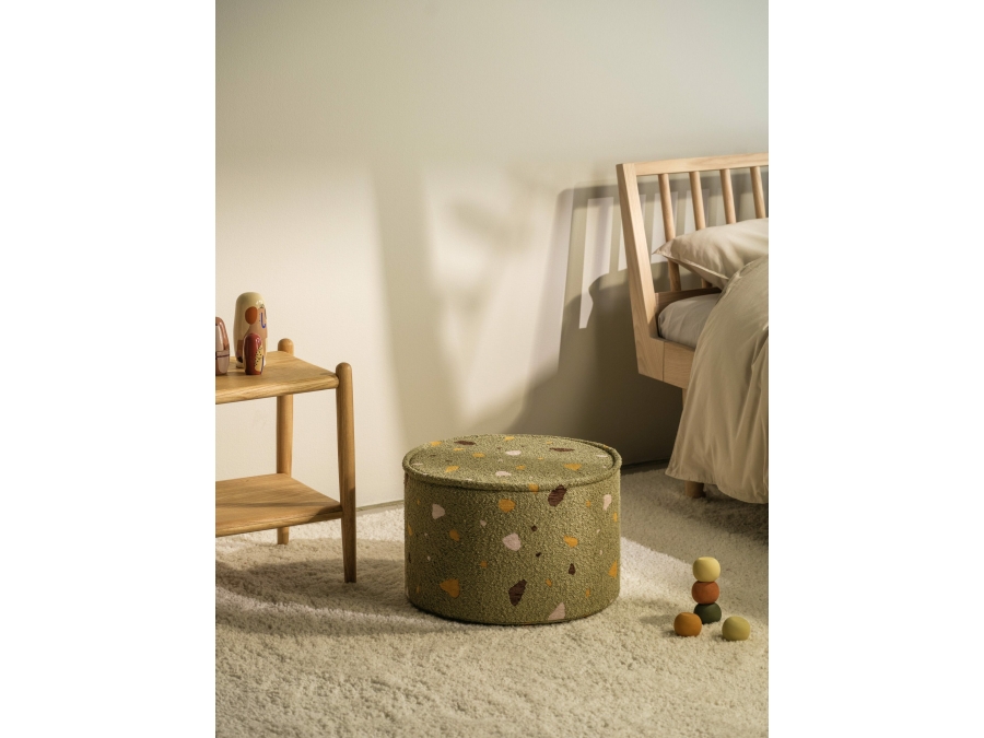 WigiWama Terrazzo poef - Moss - Afbeelding 2