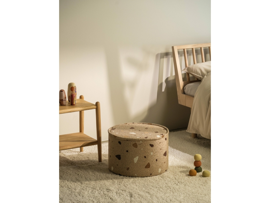 WigiWama Terrazzo poef - Sand - Afbeelding 3
