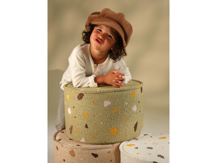 WigiWama Terrazzo poef - Moss - Afbeelding 8