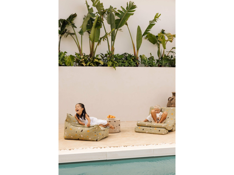 WigiWama Terrazzo beanbag chair - Moss - Afbeelding 4
