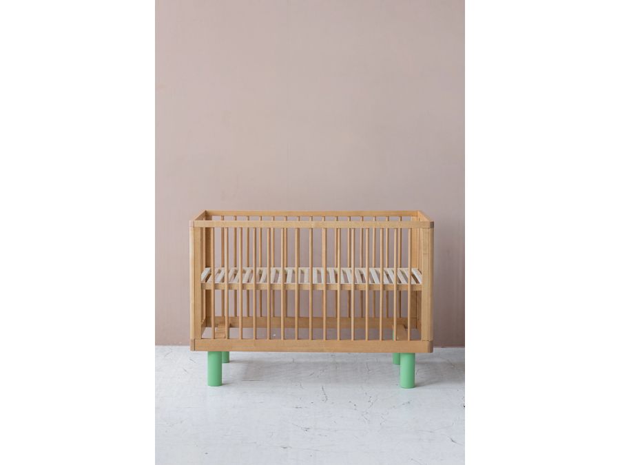 Karl & Fric Nox ledikant 60x120 - Naturel / Groen - Afbeelding 5