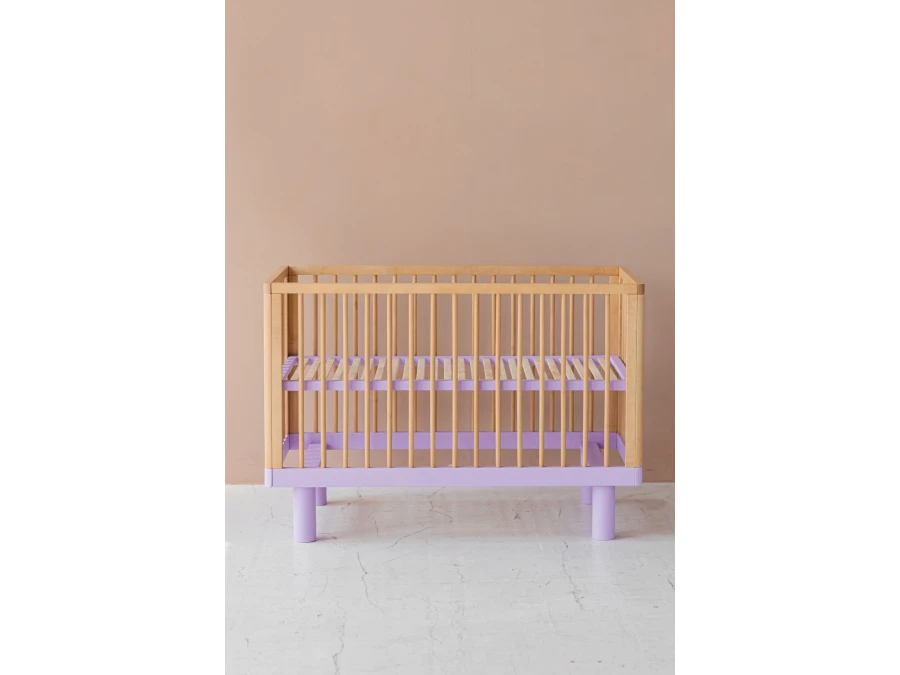 Karl & Fric Nox ledikant 60x120 - Naturel / Lavendel - Afbeelding 4