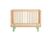 Karl & Fric Nox ledikant 60x120 - Naturel / Groen