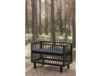 Karl & Fric Nox ledikant 60x120 - Black Satin - Afbeelding 4