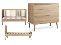Quax Flow 2-delige meegroeikamer Honey Ash
