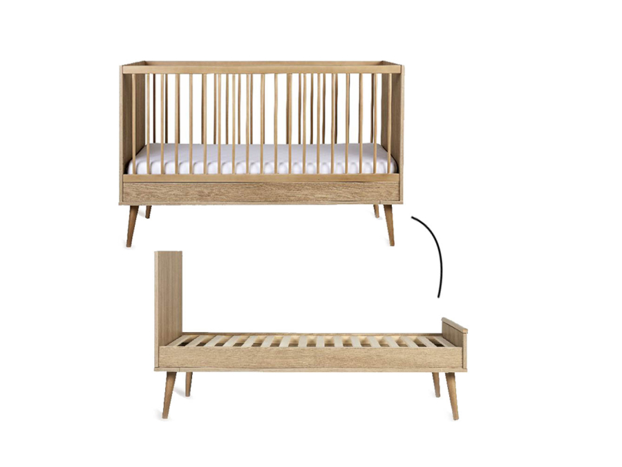 Quax Flow ombouwbed 70x140 Honey Ash
