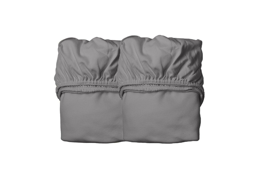 Leander hoeslakenset - 2 stuks - 60x120 - Cool Grey