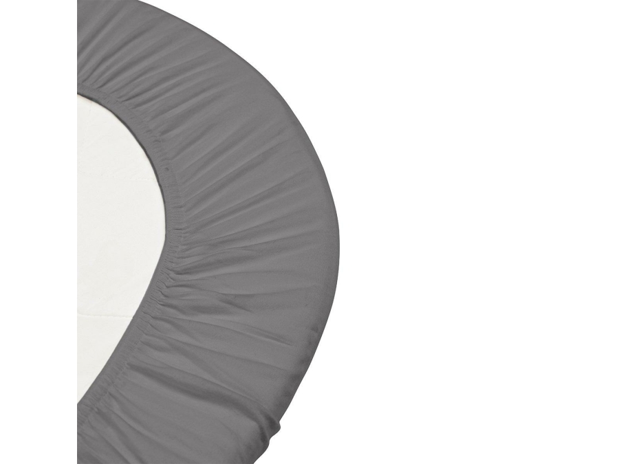 Leander hoeslakenset - 2 stuks - 60x120 - Cool Grey - Afbeelding 2