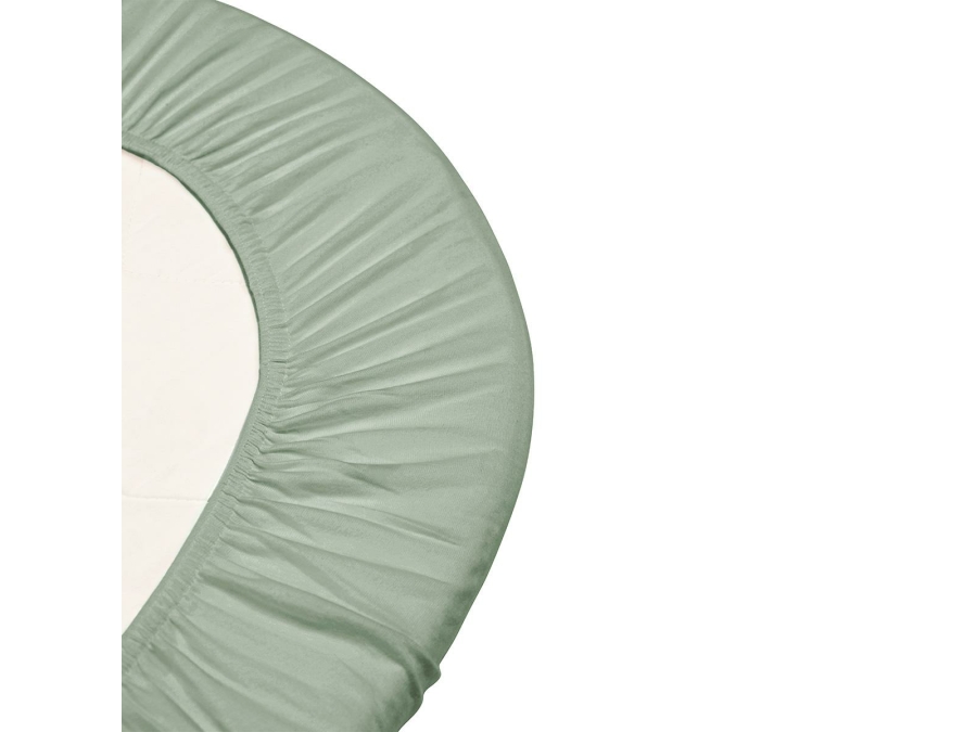 Leander hoeslakenset - 2 stuks - 70x140 - Sage green - Afbeelding 2