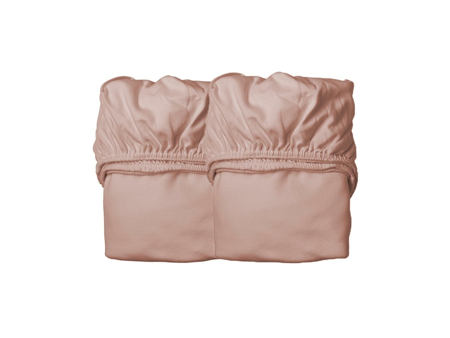 Leander hoeslakenset - 2 stuks - 70x140 - Wood rose