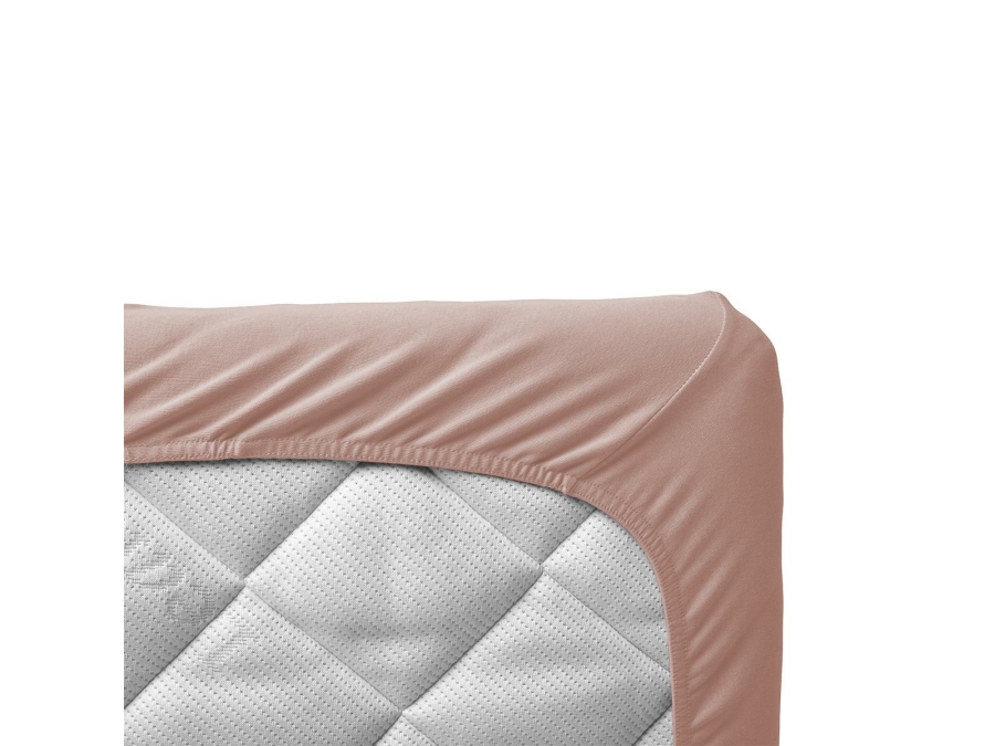 Leander hoeslakenset - 2 stuks - 70x140 - Wood rose - Afbeelding 3
