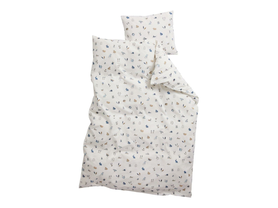 Leander Forrest dekbedovertrek junior - 100x140 - Dusty Blue - Afbeelding 2